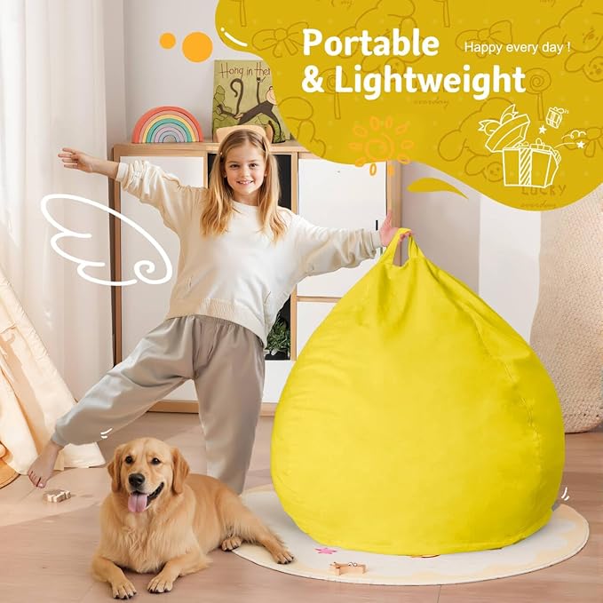 Homguava 2FT Bean Bag Chair: 2' Bean Bags - Image 5