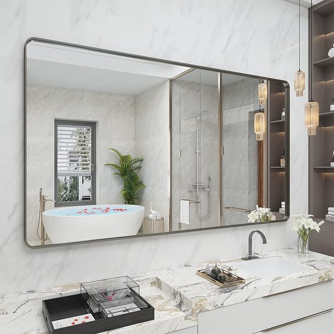 60x36 Bronze Bathroom Vanity Mirror by CHARMOR