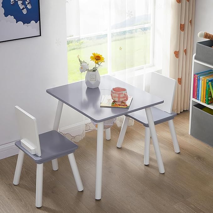 VECELO Activity Table and 2 Chair Set - Image 2