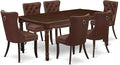 East West Furniture DODA7-MAH-26 7 Piece Dining Room Set Consists of a by EastWestFurniture