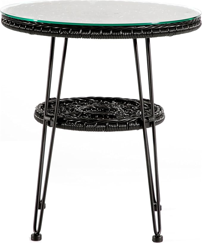Muse & Lounge Co. Ysar Boho 19-inch Round Coffee Table Outdoor - Image 6