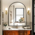 Arch Bathroom Mirror, 24x36 inch Arched Bathroom Mirror/Wall Mounted Vanity by EASLY