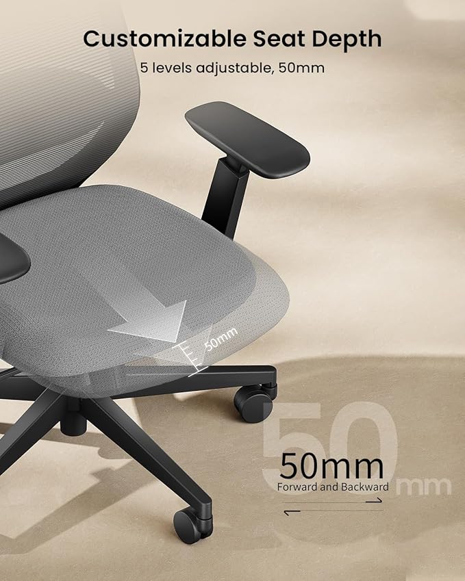 ProtoArc Ergonomic Office Chair – EC200 High-Back Mesh Computer Chair - Image 4