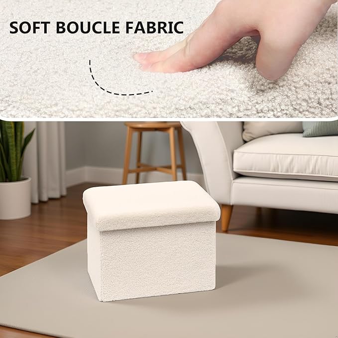16.5 Folding Storage Ottoman Cube - Image 5