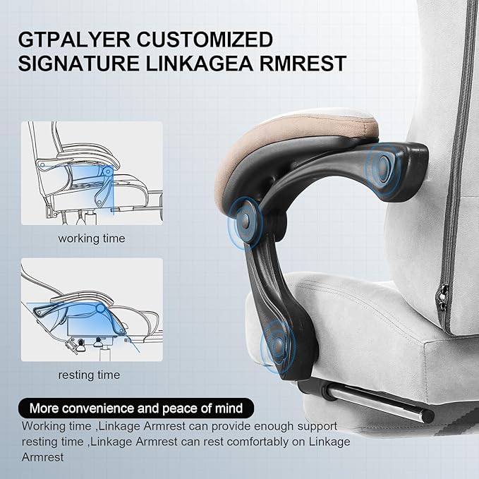GTPLAYER Gaming Chair, Computer Office Chair - Image 5
