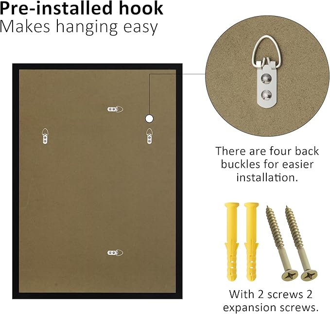KOHROS Bathroom Mirror 36” x 24" Large Frameless Rectangle Bathroom Wall Mirror - Image 3