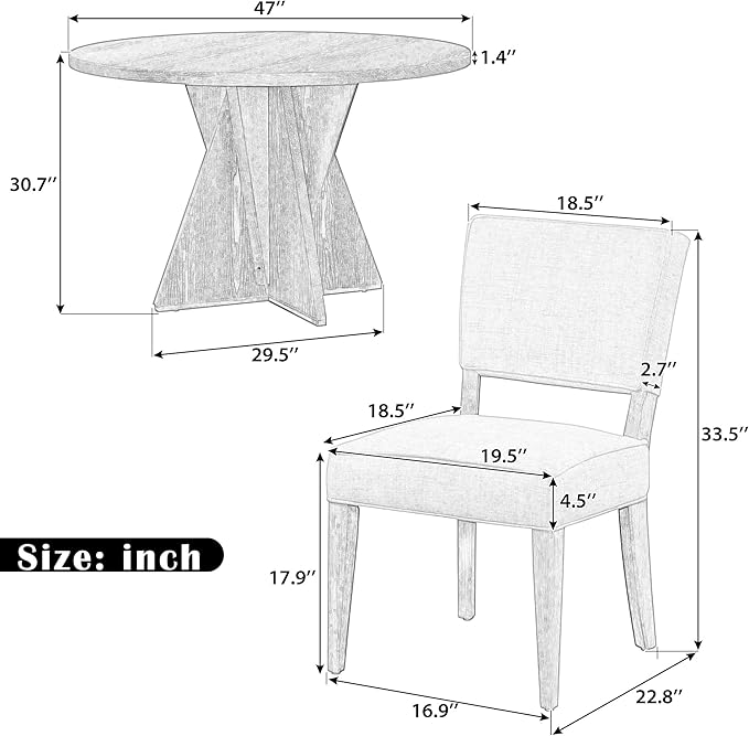 Ball & Cast Retro Dining Table Set - Image 2