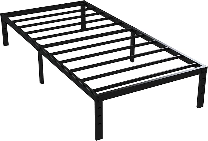 Twin XL Bed Frame No Box Spring Needed, 14 Inch Heavy Duty Metal Platform Bed - Image 9