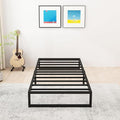 12 Inch Twin Size Bed Frames Heavy Duty Metal Twin Platform Bed Frame No Box by Lutown-TeenHome
