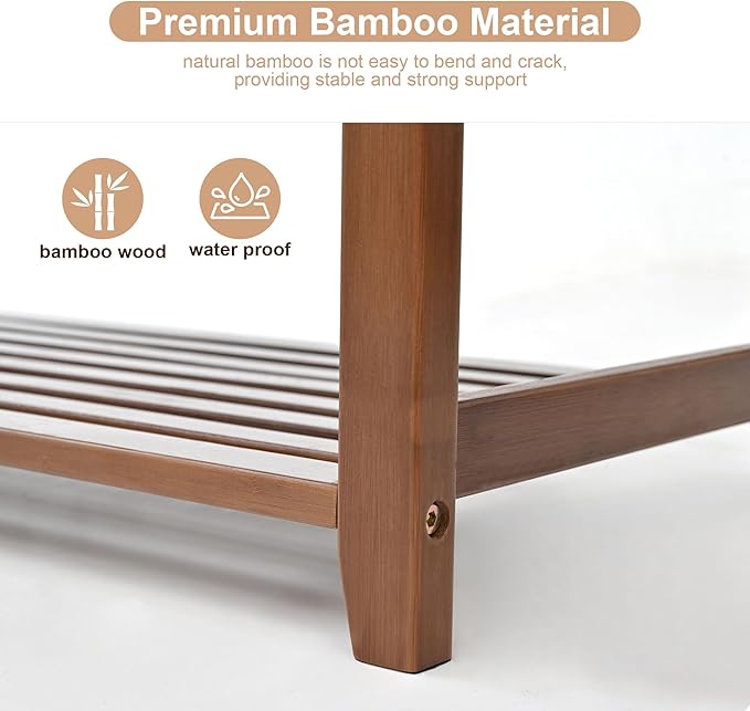 Shoe Rack with Cushion for Font Door Entrance, 27.6 in Shoe Bench with Storage - Image 8