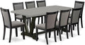 East West Furniture V697MZ650-9 9 Piece Kitchen Table Set Includes a Rectangle by EastWestFurniture