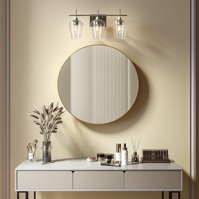 VONLUCE Bathroom Vanity Light, 3 Light Bathroom Light Fixture Over Mirror - Image 7