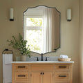 ANDY STAR 30x40 Inch Matte Black Mirror, Large Asymmetrical Wall Mirror in by ANDYSTAR