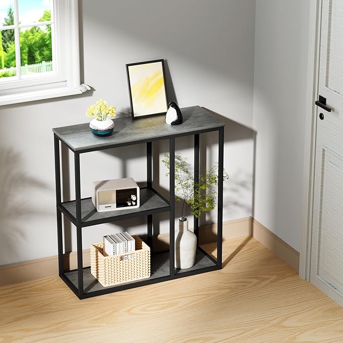 WOHOMO Console Table, 12 Inch Narrow Entryway Table - Image 2
