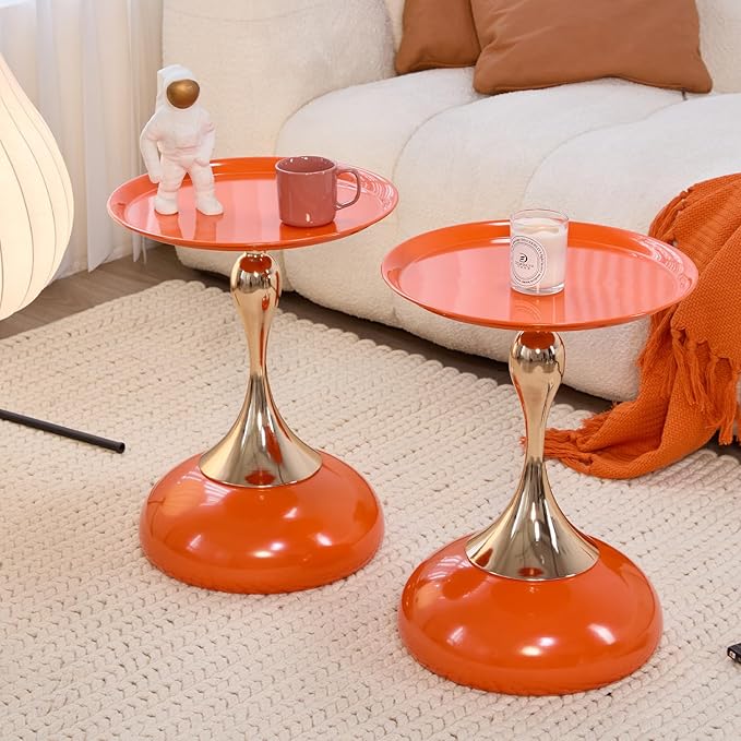 Stylish Hourglass Side Table - Image 8