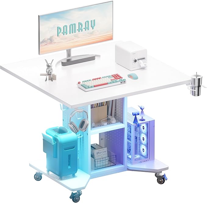 Pamray Small Rolling Gaming Desk by PAMRAY