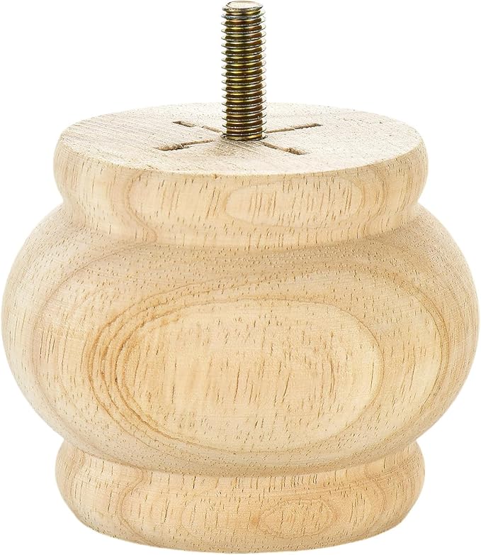 4PCS Wood Furniture Legs 2.56 inches Furniture Legs - Image 2