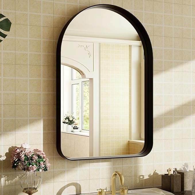 30"x20" Arched Bathroom Mirror by EASLY