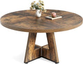 LITTLE TREE Round Dining Table for 4-6 People, 47 Inches Dining Room Table by LITTLETREE