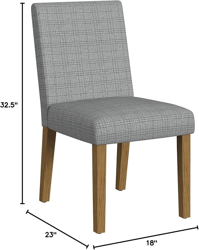 HomePop Home Decor |Classic Upholstered Parsons Dining Chairs |Decorative Home - Image 3
