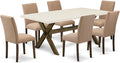 East West Furniture X727AB747-7 7 Piece Dining Room Furniture Set Consist of a by EastWestFurniture