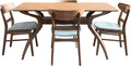 Christopher Knight Home Idalia Curved Leg Rectangular Dining Set, 5-Pcs Set by ChristopherKnightHome