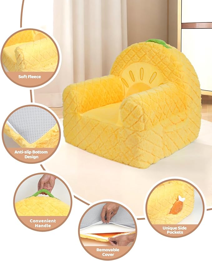 Toddler Chair, Comfy Foam Kids Couch - Image 7