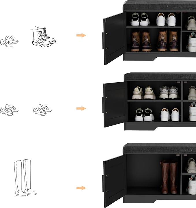 2-Tier Storage Bench, Shoe Bench - Image 6