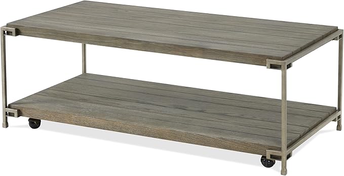 Roundhill Furniture Corbeta Living Room, Coffee Tables, Aged Graphite - Image 6