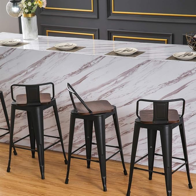 30 Inch Swivel Bar Stools Set of 4 - Image 7