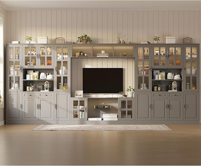 4-Piece Wall Unit TV Stand - Image 8