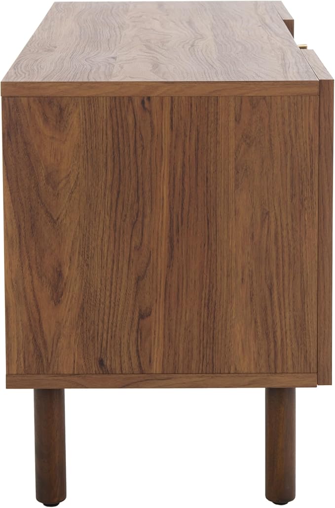 SAFAVIEH Ophelia TV Stand for up to 55" Flatscreen – Walnut, 2 Doors - Image 5