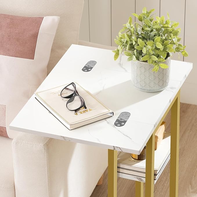 HOOBRO Foldable End Table, Small Snack Table Suitable - Image 7