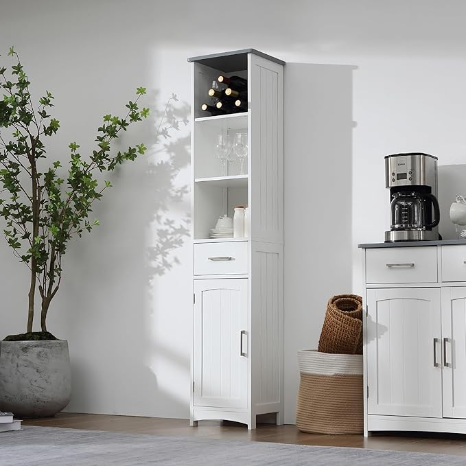 Tall Bathroom Storage Cabinet - Image 9