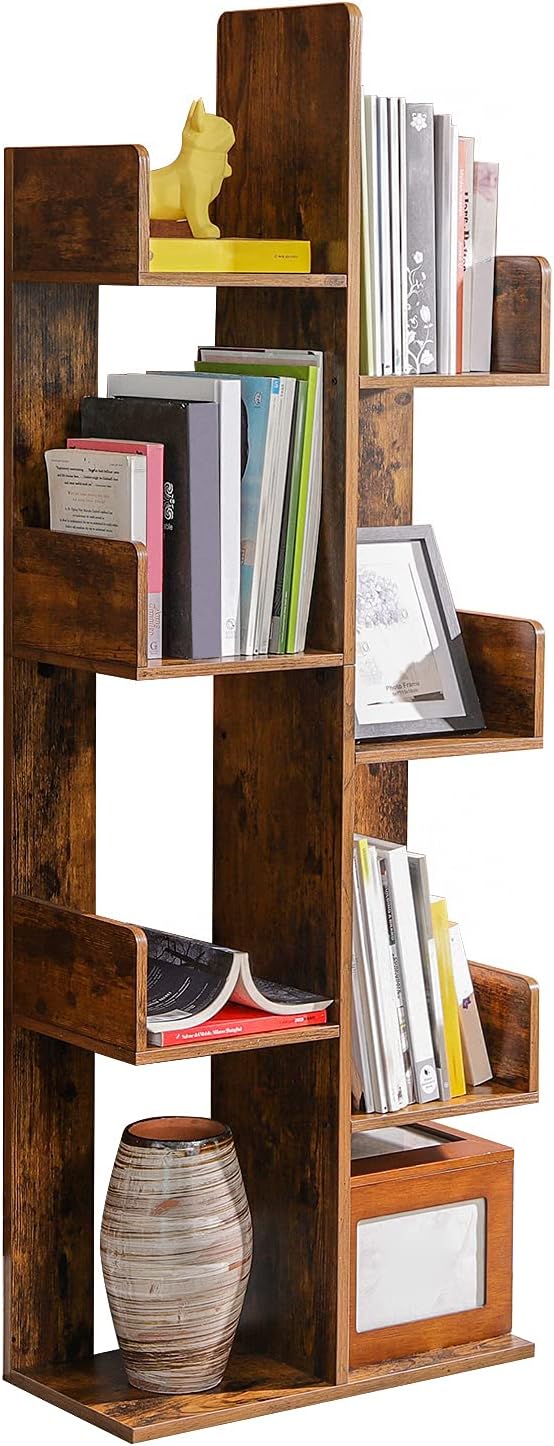 VASAGLE Bookcase, Tree-Shaped Bookshelf - Image 8