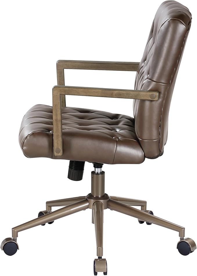 OSP Home Furnishings Waltham Adjustable Height and Tilt, Swivel Home Office - Image 4