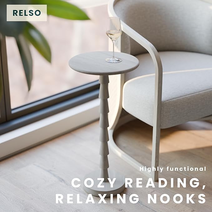 Relso Sakala Solid Mango Wood Drink Table - Image 6