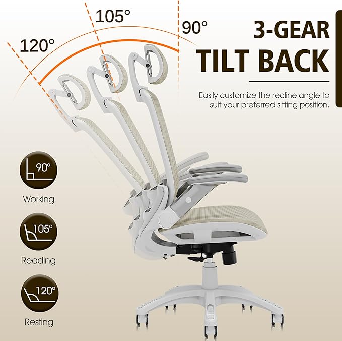 GABRYLLY Ergonomic Office Chair, High Back Home Desk Chair - Image 8