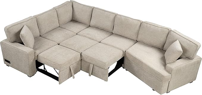126" Extra Large Pull-Out Sofa Bed - Image 9