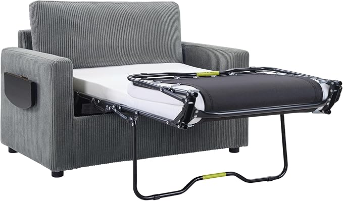 Twin Size Sofa Bed 47.2" Sleeper Sofa Loveseat Sofa - Image 7