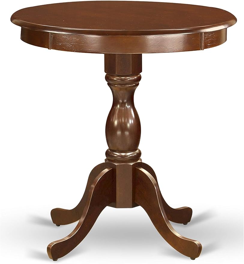 East West Furniture ESGA3-MAH-32 3 Piece Dining Table Set - Image 5