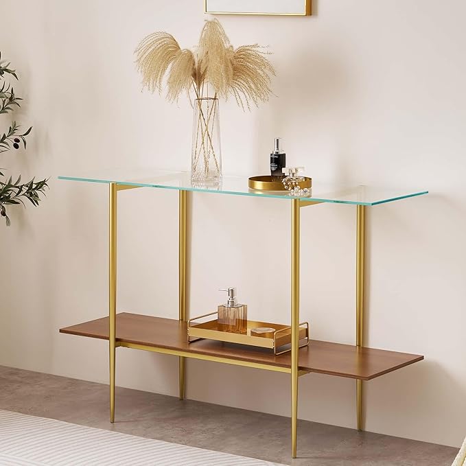 Extra Large Glass Console Table - Image 3