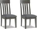 Signature Design by Ashley Hallanden Modern Slat Back 18.63" Dining Room Chair by SignatureDesignbyAshley