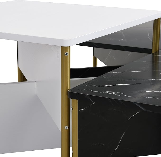 Christopher Knight Home Lana Wooden Nesting Coffee Table Set of 4, Mid Century - Image 8