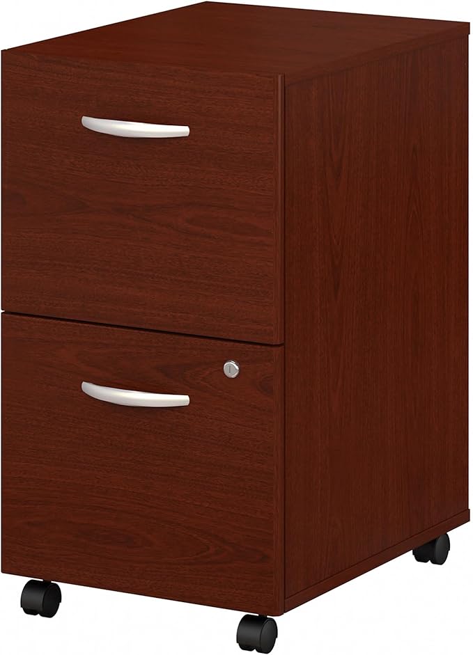 Bush Business Furniture Series C 2 Drawer Rolling File Cabinet in Mahogany by BushBusinessFurniture