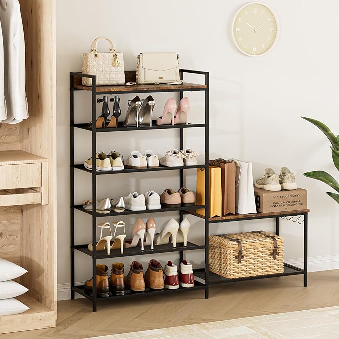 Shoe Rack Bench Storage Organizer - Image 6