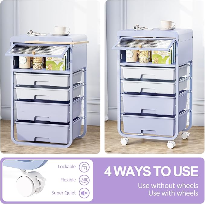 Utility-Rolling-Storage-Drawer-Craft-Cart-Organizers - Image 7