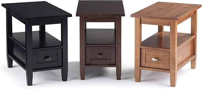 SIMPLIHOME Warm Shaker SOLID WOOD 14 inch Wide Rectangle Transitional Narrow - Image 13