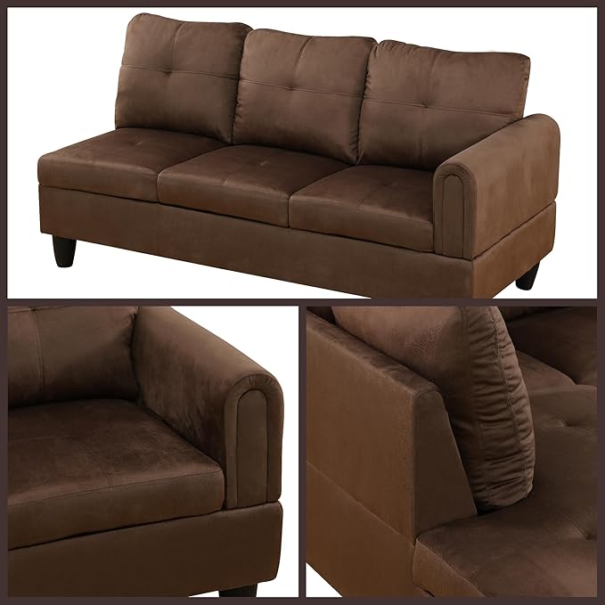 L Shaped Couch Sectional Couches - Image 5