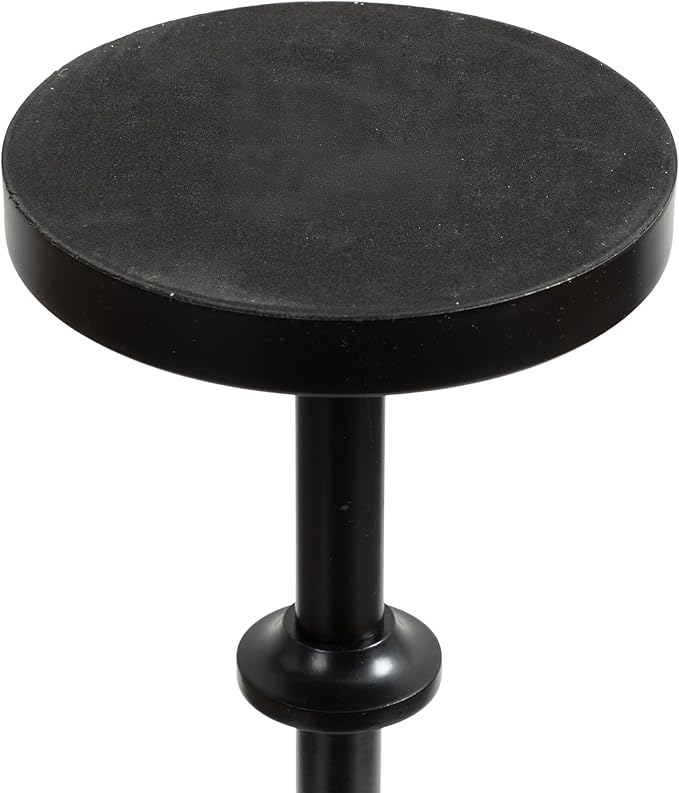Kate and Laurel Engles Modern Adjustable-Height Pedestal Drink Table; 10 x 10 x - Image 9
